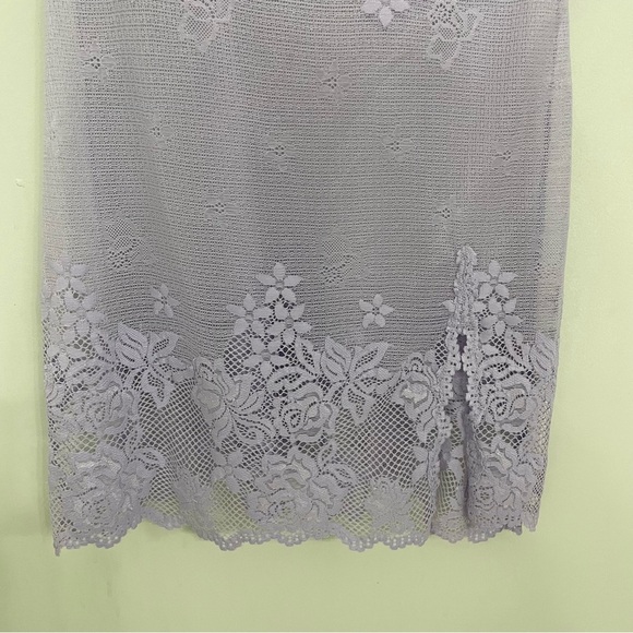 Victorias Secret Lavender Lace Teddy Mini Dress Size Medium Sleep Lingerie. 18 - Picture 4 of 6
